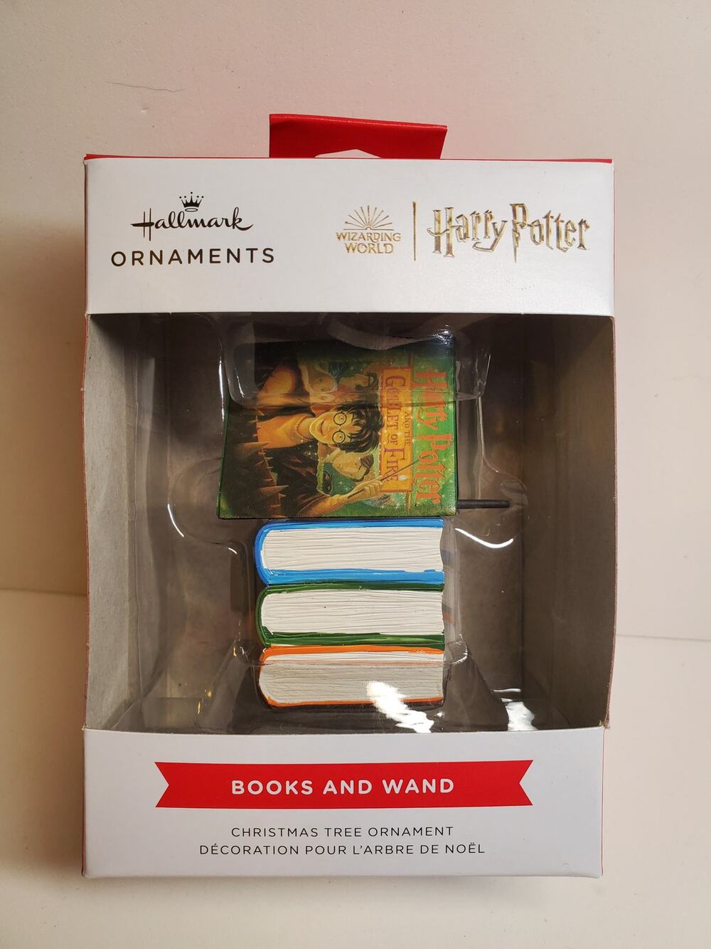 Hallmark Ornament - Harry Potter Book and Wand